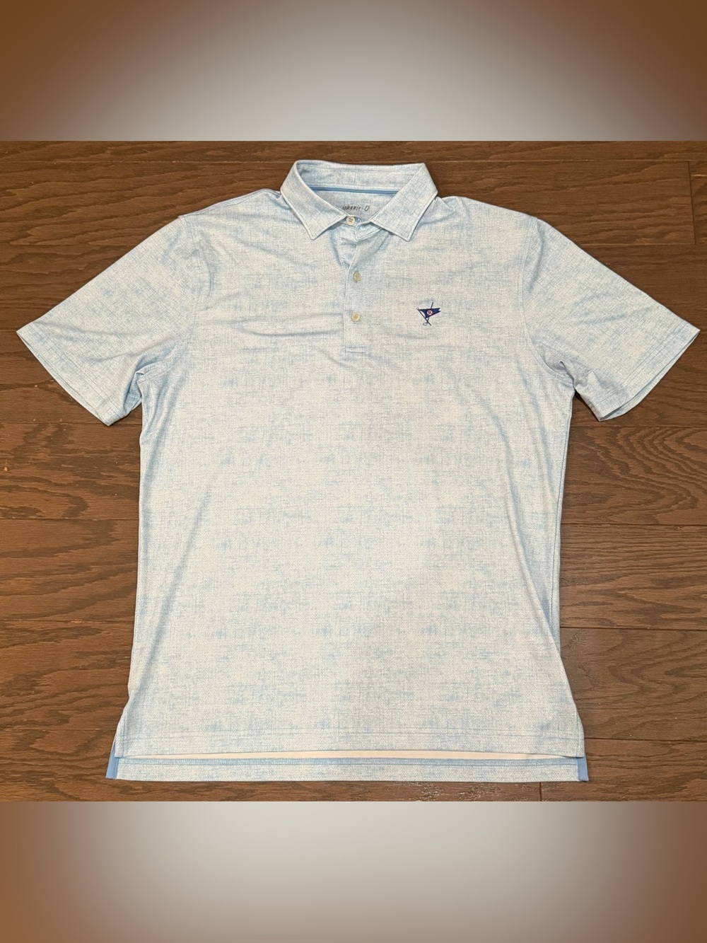 Ocean Reef Golf Club X Johnnie-O Men’s Light Blue Golf Polo Shirt — Size Medium